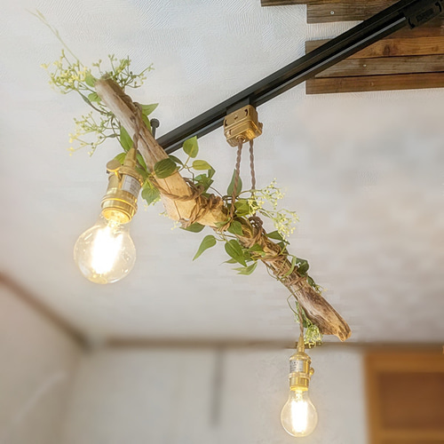 流木のランプ 流木アートランプ・壁掛けタイプ | Loco920*