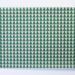 ツリー（もみの木）の包装紙〈グリーン〉 A4サイズ（8枚入り）デザインペーパー　冬イメージのラッピングペーパー 3枚目の画像