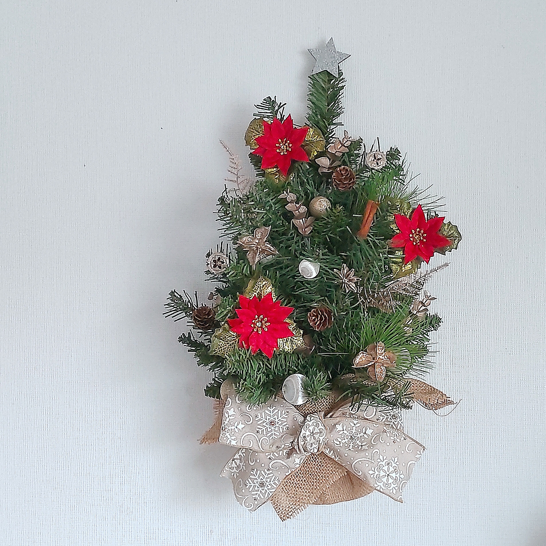 【受注制作】壁掛けクリスマスツリー　デコポット　クリスマス