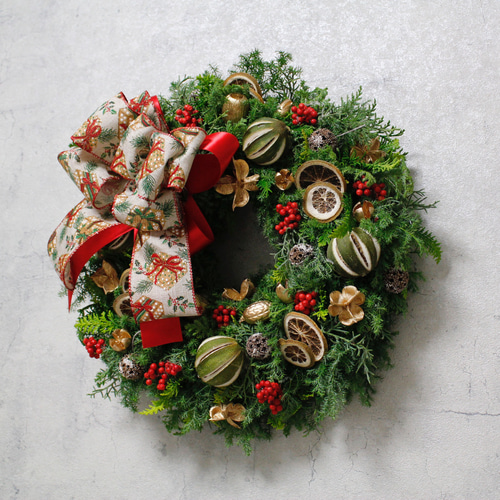 NYの老舗デパート風 クリスマスリース リース LIFE BOUQUET 通販