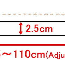 【2.5cm寬】可調長度相機背帶/全日本兔80035-255 第4張的照片