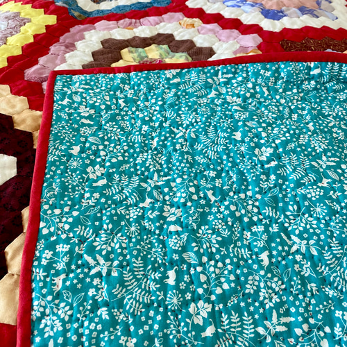 ハンドメイドパッチワーク特大