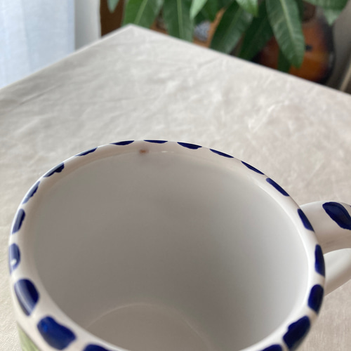 マヨリカ焼き マグカップ 大 250ml BCR024 レモン イタリア陶器