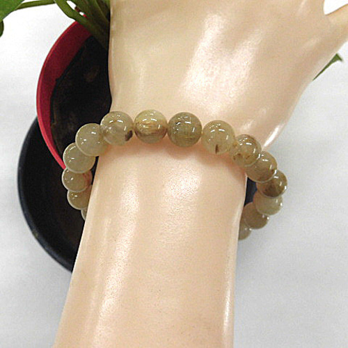 ⭐︎【天然】ゴールド ルチル クオーツ ネックレス 25.9g