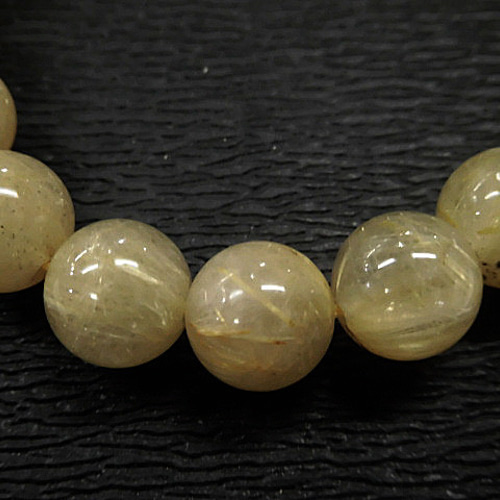 ⭐︎【天然】ゴールド ルチル クオーツ ネックレス 25.9g