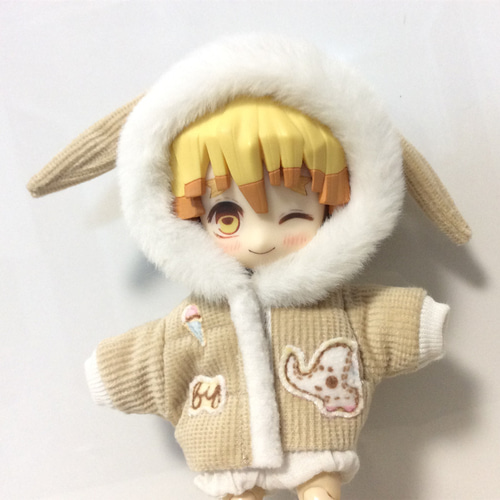 うさぎ男の子　オビツ11　ピコニーモ　アンティーク風ベージュ系 Amazon.co.jp: オビツ11 チャイナ服 上下セット グレー どーる