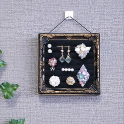 ステンドグラス 虹がかかった山とかわいいお家のパネル(フュージング