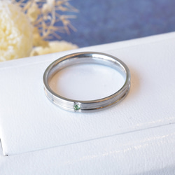 『誓いのペアリング』  結婚指輪 記念日 刻印 名入れ ウェディング サージカルステンレス【ラッピング】 4枚目の画像