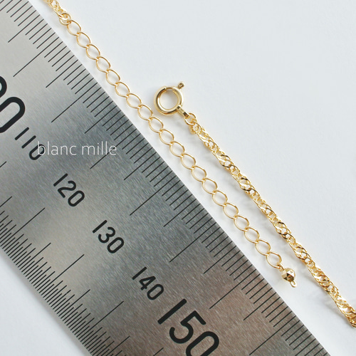 No.n-1.85-473-a○*K18ネックレス ○* 18金無垢 ダブル No.n-1.85-473-a○*K18ネックレス ○* 18金無垢 ダブル