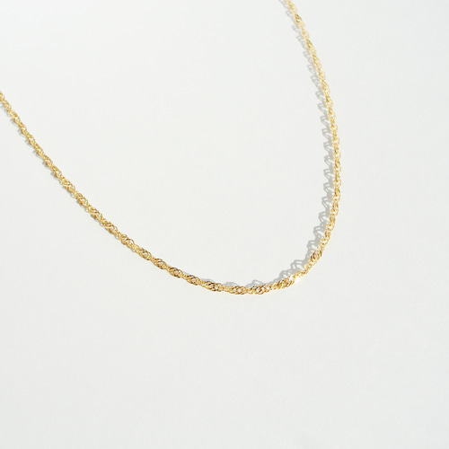 No.n-1.85-473-60○*K18 ロングネックレス 60cm○*18金無垢