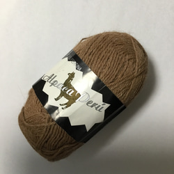 【完成品・即納】アルパカ100%の手編み手袋 3枚目の画像