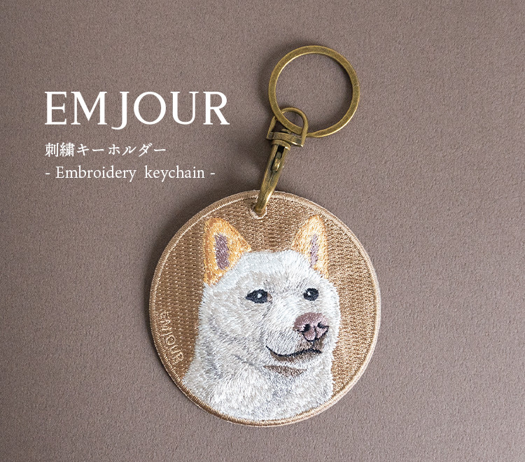 大きめ柴犬のチャーム レジンキーホルダー 2点セット☆ 赤柴