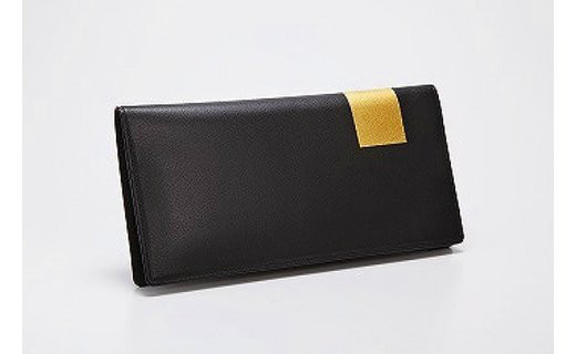 再販スタート！BYOBU　長財布　墨色　～京都の金箔押し仕上げ～
