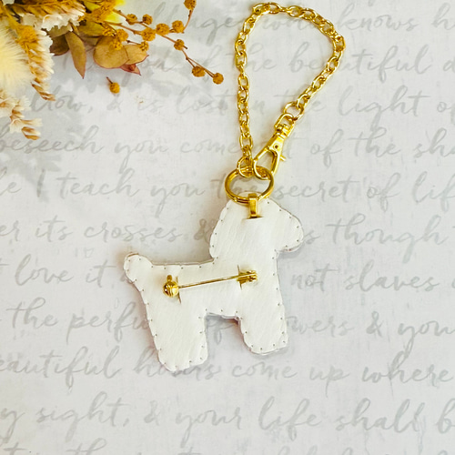 【コルリ】ビーズ刺繍ブローチバッグチャーム 99ef4cb5f23c99d53fd6761007ea09