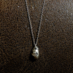silver999(純銀) ネックレス「キラッと光る石ころ」 4枚目の画像