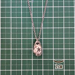 silver999(純銀) ネックレス「キラッと光る石ころ」 6枚目の画像