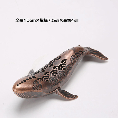 くじらの香炉 クジラ 鯨 香炉 線香 御香 お香 横置き お線香立て