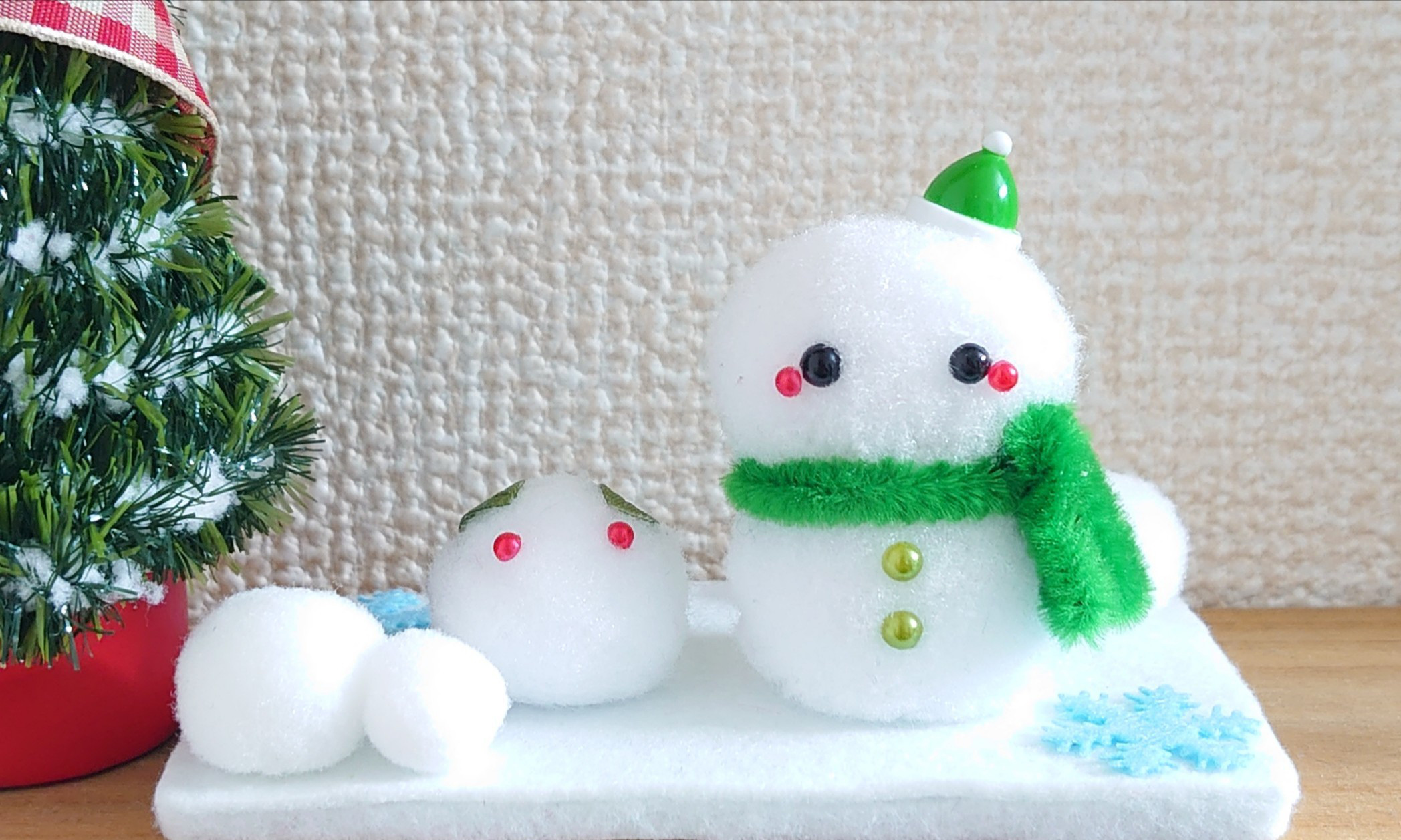 再々販♡ステンドグラス風♡クリスマスツリー♡雪だるま