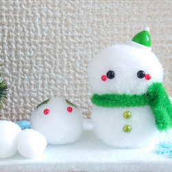 ラブリースノーマン 雪だるま メリークリスマス ホワイト