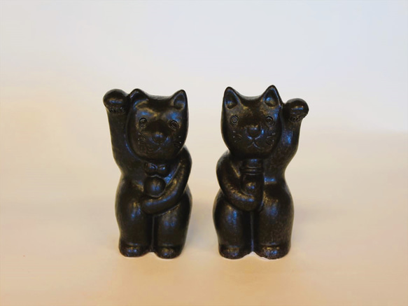 猫の日2024【晋六窯】福来い！陶器の招き猫　京都からお届けします 4枚目の画像
