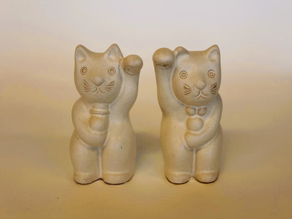 猫の日2024【晋六窯】福来い！陶器の招き猫　京都からお届けします 5枚目の画像