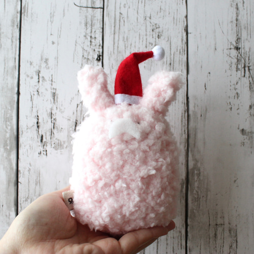 ハンドメイド❣️サンタうさぎちゃんクリスマスアレンジ❣️ ハンドメイド❣️サンタうさぎちゃんクリスマスアレンジ