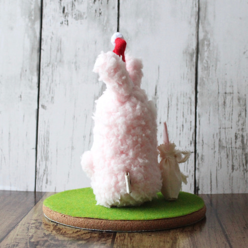 生えうさぎクリスマスサンタぬいぐるみ ぬいぐるみ みょん。←← 通販