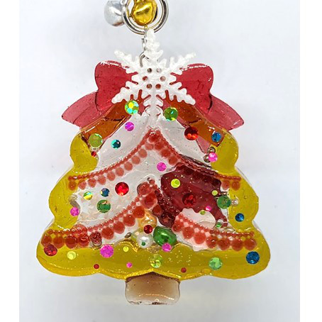 クリスマスシリーズ　シャカシャカキーホルダー  てぃんくる(*´꒳`*)