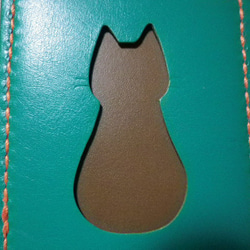 猫の目革パスケース 4枚目の画像