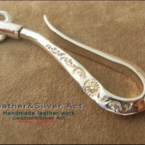 シルバーフック,925 完全1点物(釣り針S字フック)ナスカン シルバーフック,925 完全1点物(釣り針S字フック)ナスカン