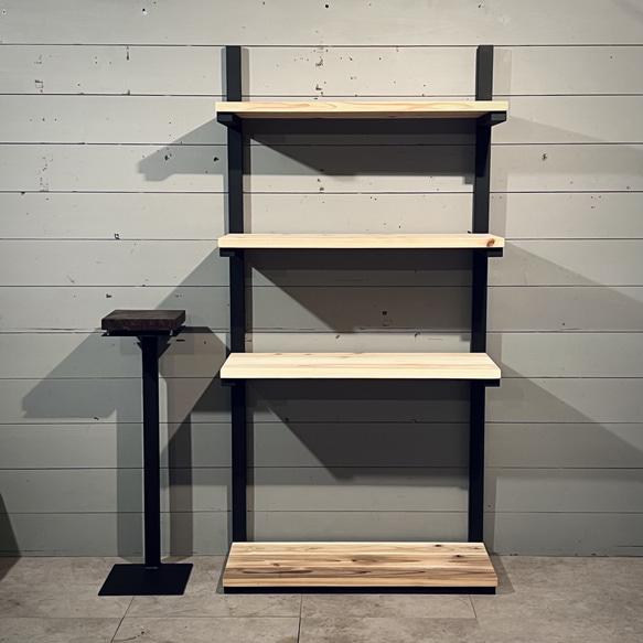 シェルフ　飾り棚　収納　賃貸　アイアンシェルフ 