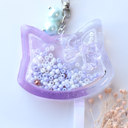シェイカーキーホルダー シャカシャカ レジン キーホルダー