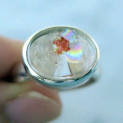 リモナイトインクォーツ SV925 リング Limonite in quartz ring 3枚目の画像