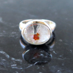 リモナイトインクォーツ SV925 リング Limonite in quartz ring 1枚目の画像