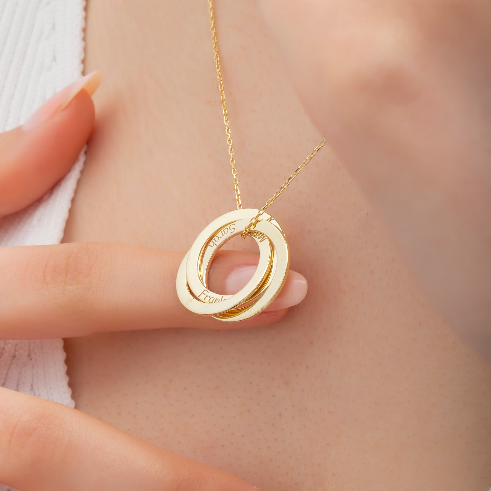 オーダーメイド 家族名入れネックレス 名前ネックレス  ネームネックレス カスタムネックレス 文字入れ 誕生日記念日