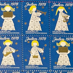 x‘mas sealのartmuseum　Denmark　stamp 2枚目の画像