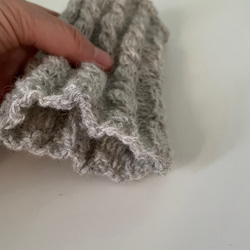 ラトビア産毛糸で暖か⌘ウール100%のレッグウォーマー⌘ 6枚目の画像