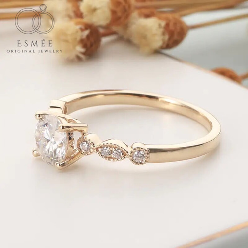 k14ホワイトゴールド✨ダイヤパヴェリング✨キラキラ✨ソーティング