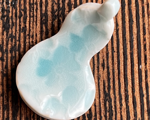 珍しい透明の箸置き　ひょうたん　中にもひょうたん　空洞 珍しい透明の箸置き ひょうたん 中にもひょうたん 空洞