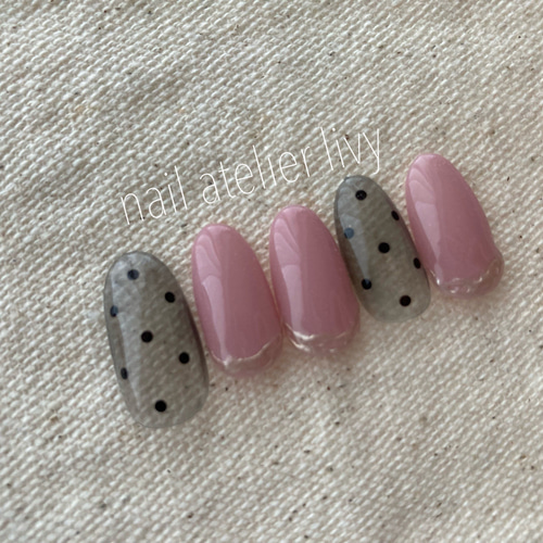 シースルードットネイル ネイルチップ（つけ爪） atelier-Livy 通販