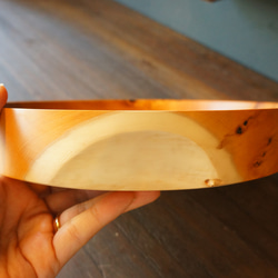 【木　皿　木製　食器　カレー皿】＃173　イチイ 5枚目の画像