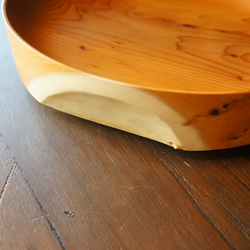 【木　皿　木製　食器　カレー皿】＃173　イチイ 3枚目の画像