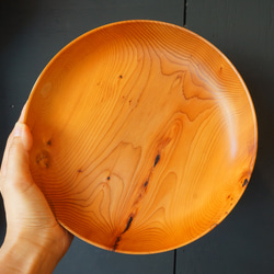 【木　皿　木製　食器　カレー皿】＃173　イチイ 6枚目の画像