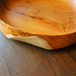 【木　皿　木製　食器　カレー皿】＃173　イチイ 4枚目の画像