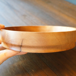 【木　皿　木製　食器　カレー皿】＃177　ツバキ 5枚目の画像