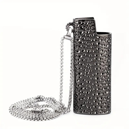 BIC J5 Bic Mini Lighter ミニライター ケース ネックレス 金属製