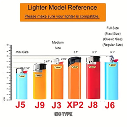 BIC J5 Bic Mini Lighter ミニライター ケース ネックレス 金属製 ライターケース カバー ライタ 12枚目の画像