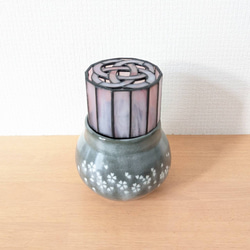 熊本県伝統工芸コラボ作品　「花灯り」LEDセンサーライト置き型 9枚目の画像