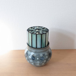熊本県伝統工芸コラボ作品　「花灯り」LEDセンサーライト置き型 4枚目の画像