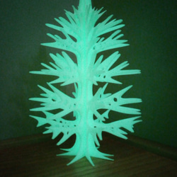 クリスマスツリー　夜光（蓄光） 5枚目の画像